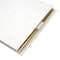 Style Me Pretty Gold &#x26; White Guestbook with Pen